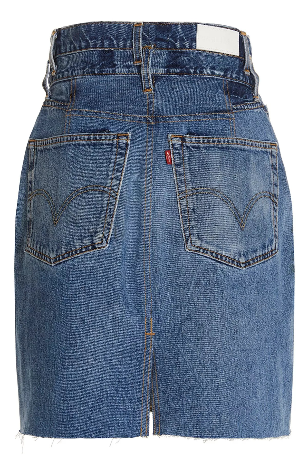'Double Waisted Pencil' Re Done x Levi's skirt - 7