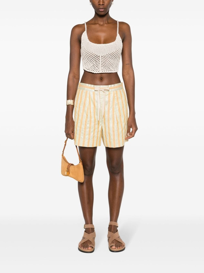 forte_forte striped drawstring shorts outlook