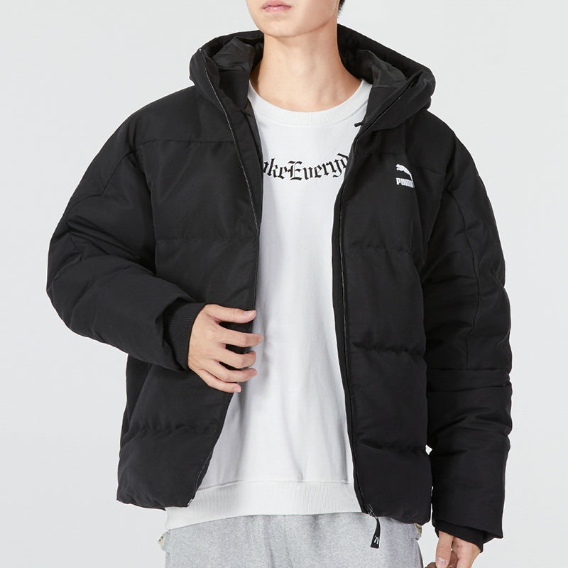 PUMA Classics Padded Down Jacket 'Black' 537685-01 - 4