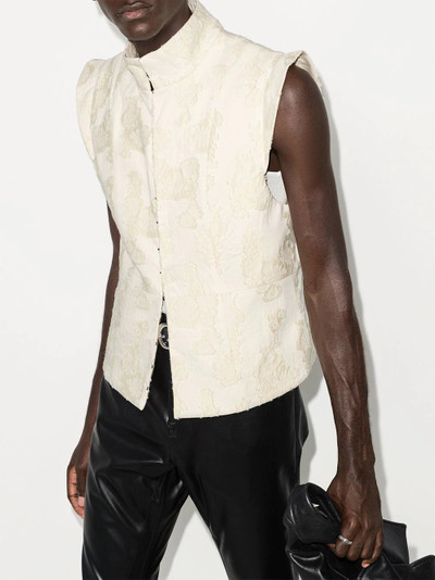 Ann Demeulemeester Tamara jacquard gilet jacket outlook