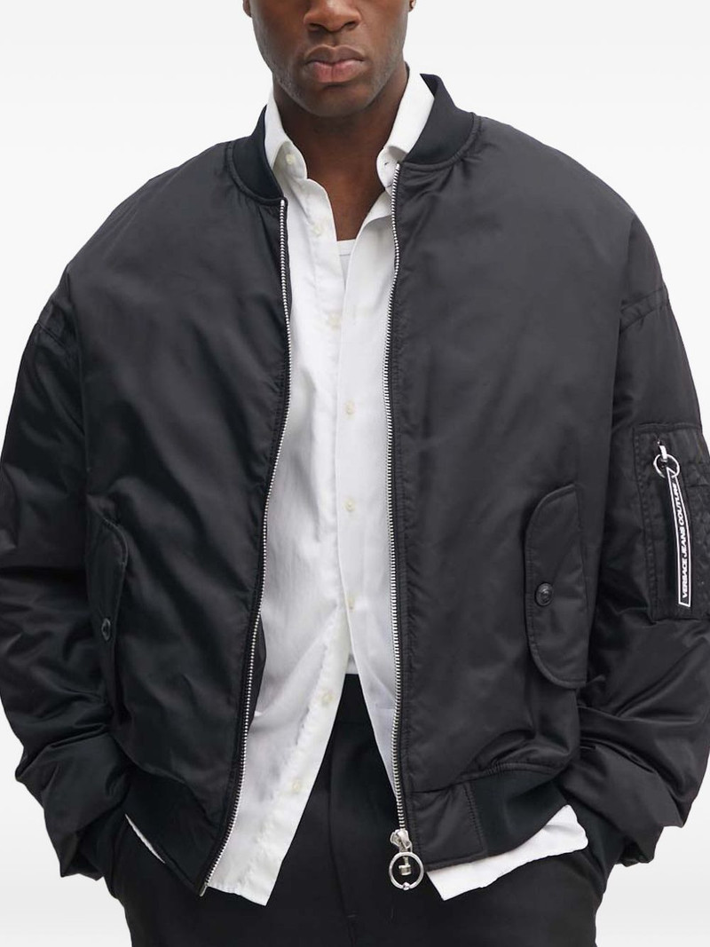 hooded zip-fastening jacket 1
