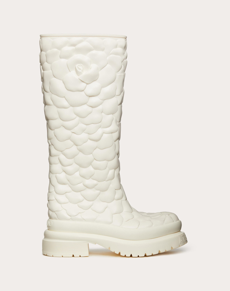 VALENTINO GARAVANI ATELIER SHOES 03 ROSE EDITION RUBBER BOOT 50 MM 1