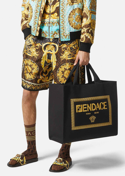 VERSACE Fendace Logo Large Tote Bag outlook