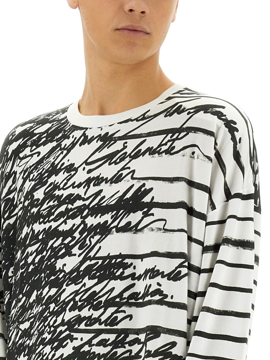 Balmain Men "Love Letter" T-Shirt - 4