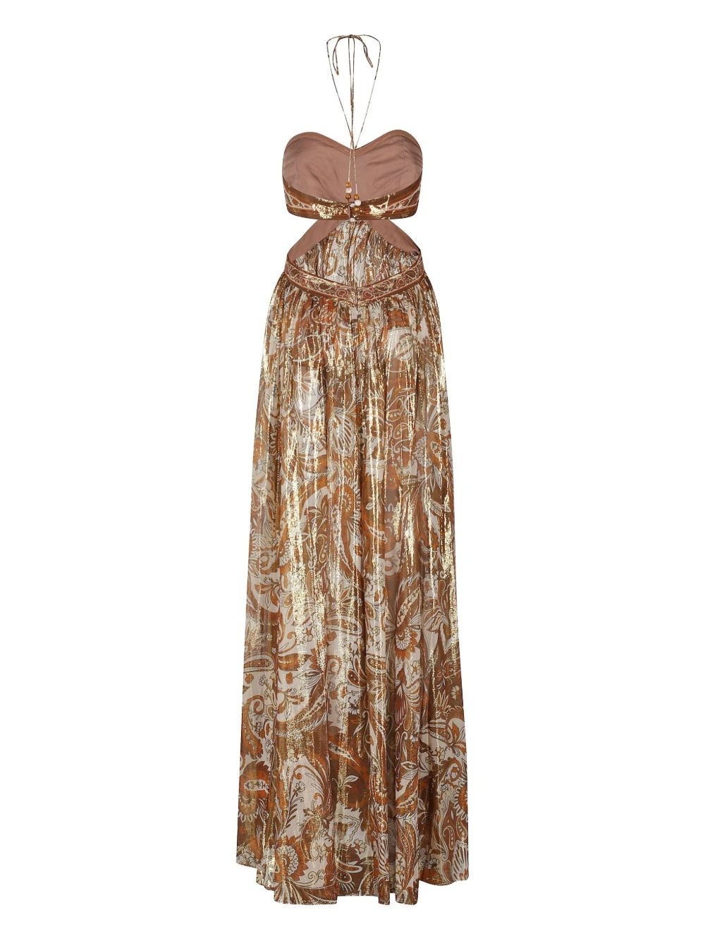 Kimmy paisley-print cut-out dress - 2
