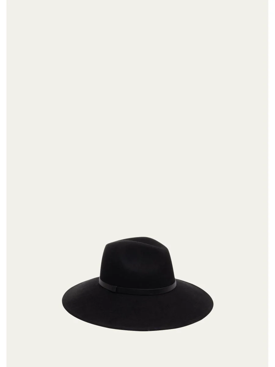 Emmanuelle Wool Felt Fedora - 1