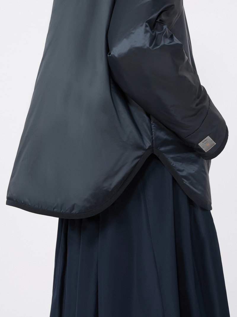 CLEO Oversized padded jacket in water-repellent canvas - MIDNIGHTBLUE 5