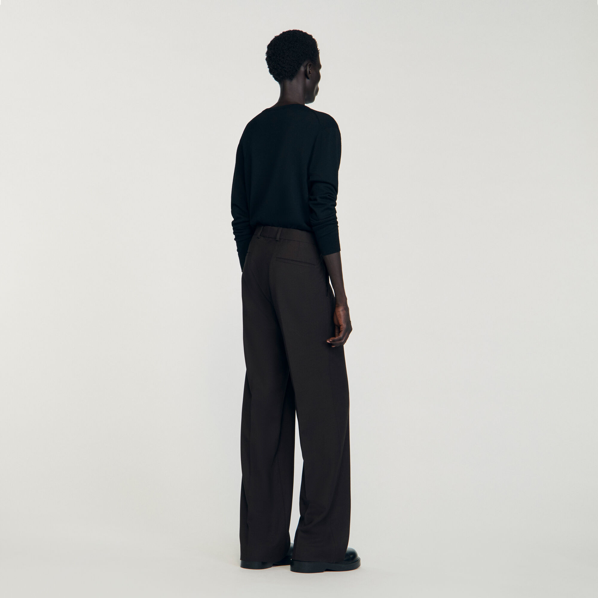 WOOL SUIT TROUSERS - 5