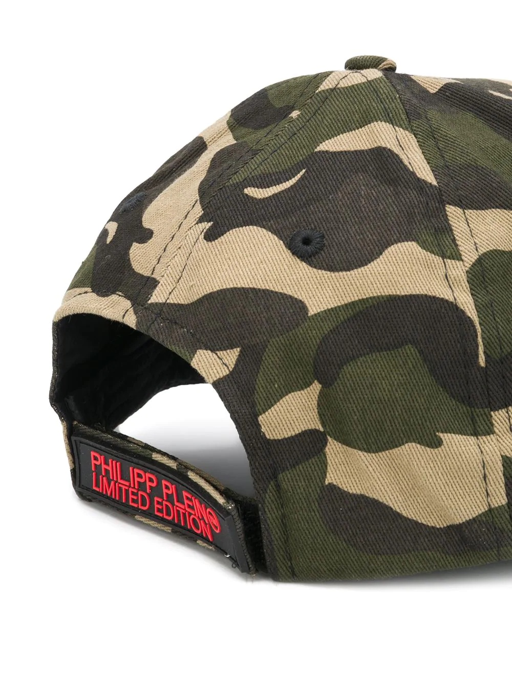 camouflage print skull baseball cap - 2