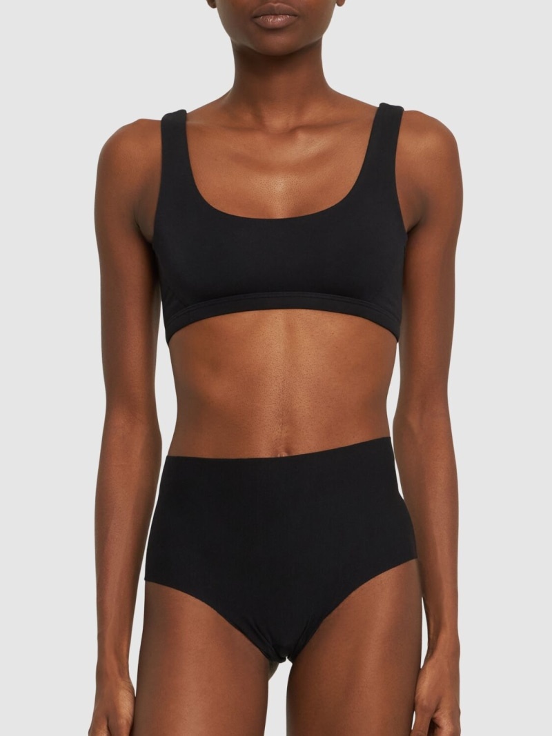 Scoop neck stretch jersey bra - 2