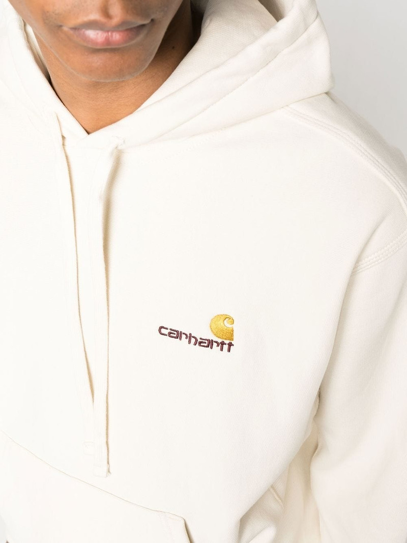 American Script cotton hoodie 5