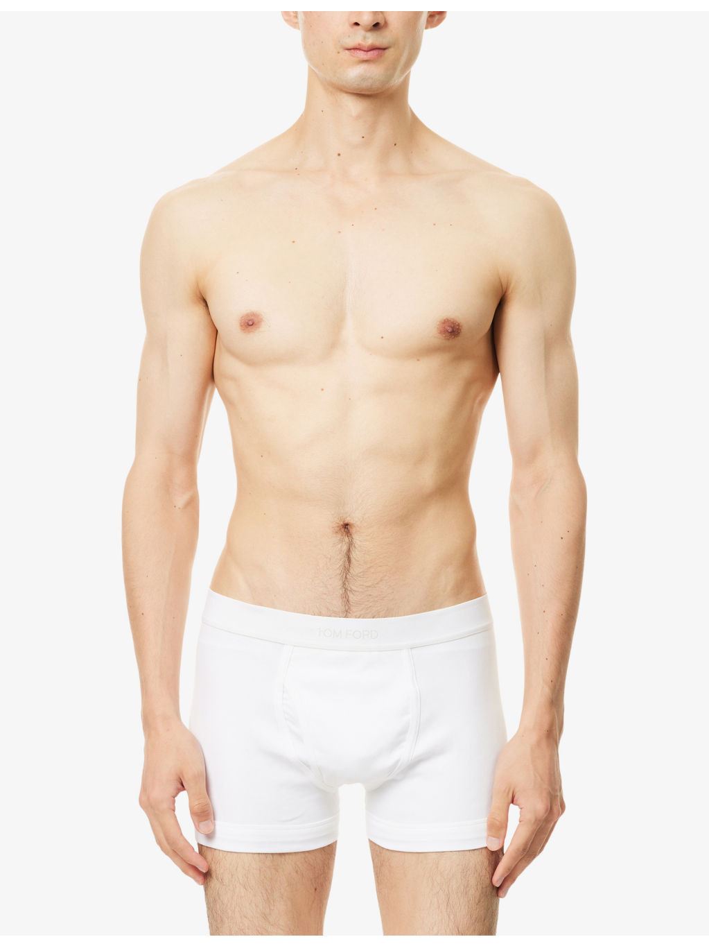 Branded-Waistband Cotton-Stretch Boxer Briefs - 2