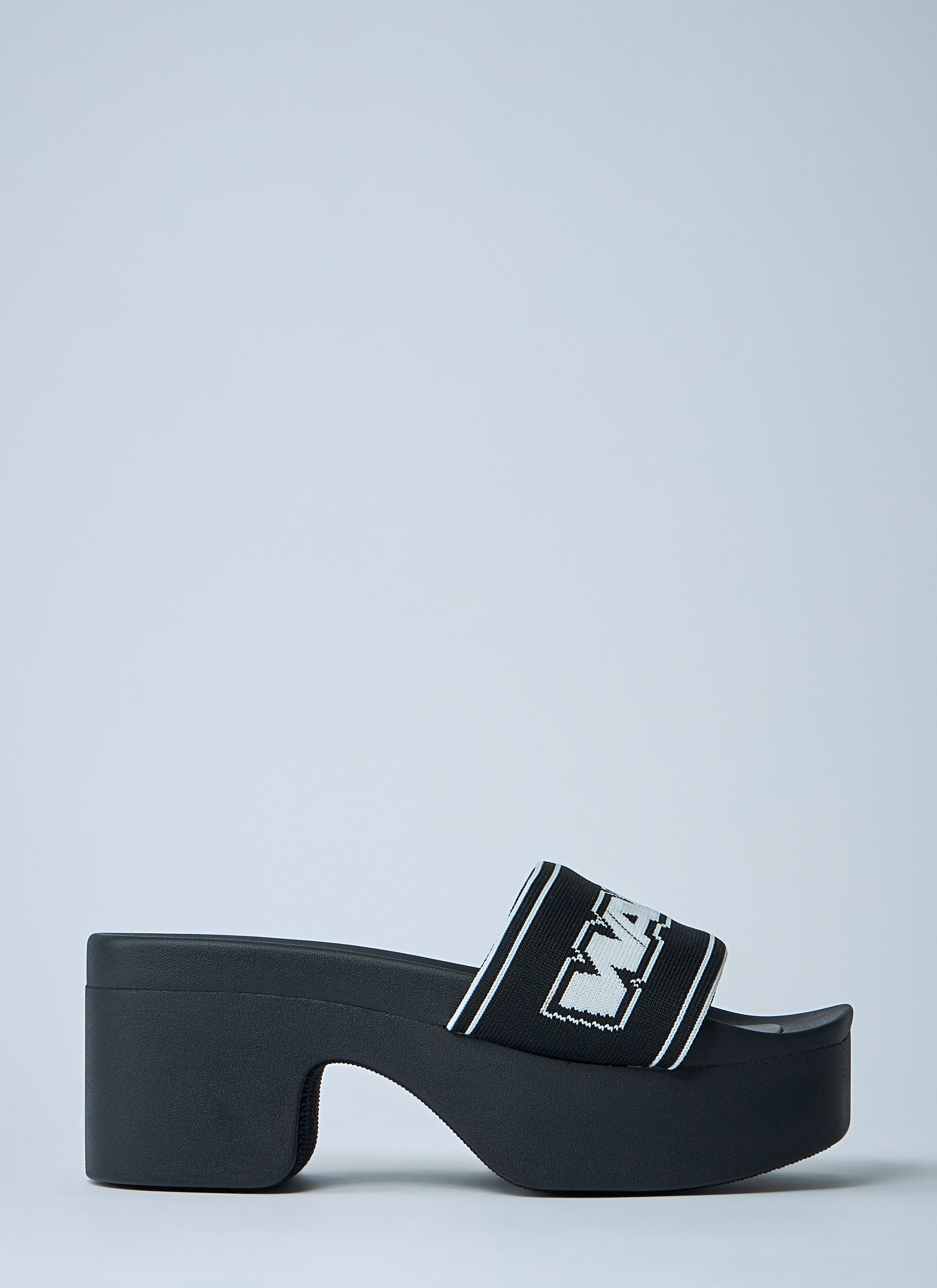 Alexander Wang Women Logo Motif Platform Sandals - 1