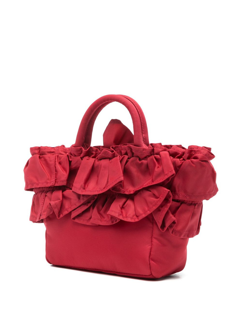 ruffled-detail tote bag 3