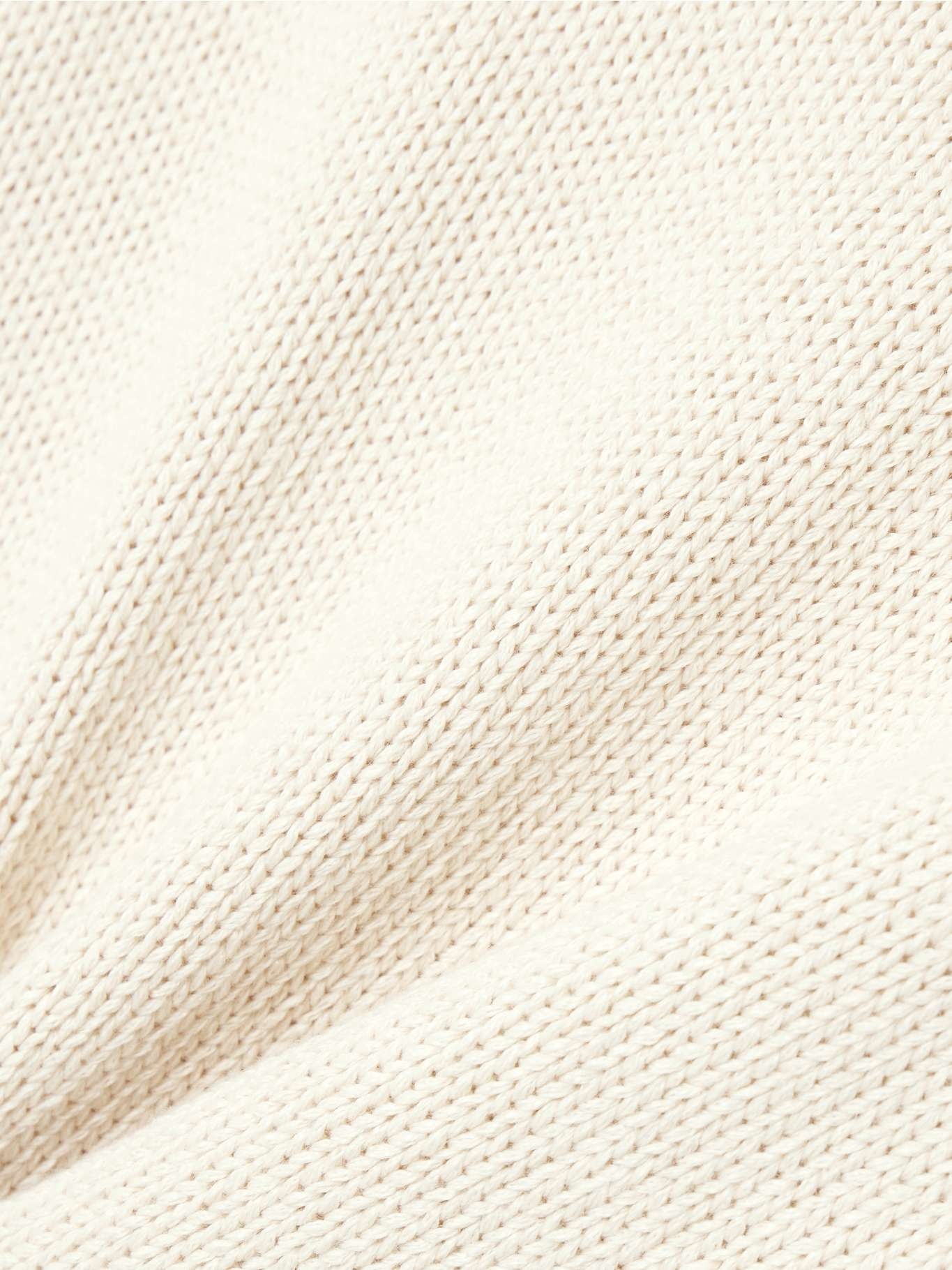 Wool and cashmere-blend turtleneck vest Cream - 4
