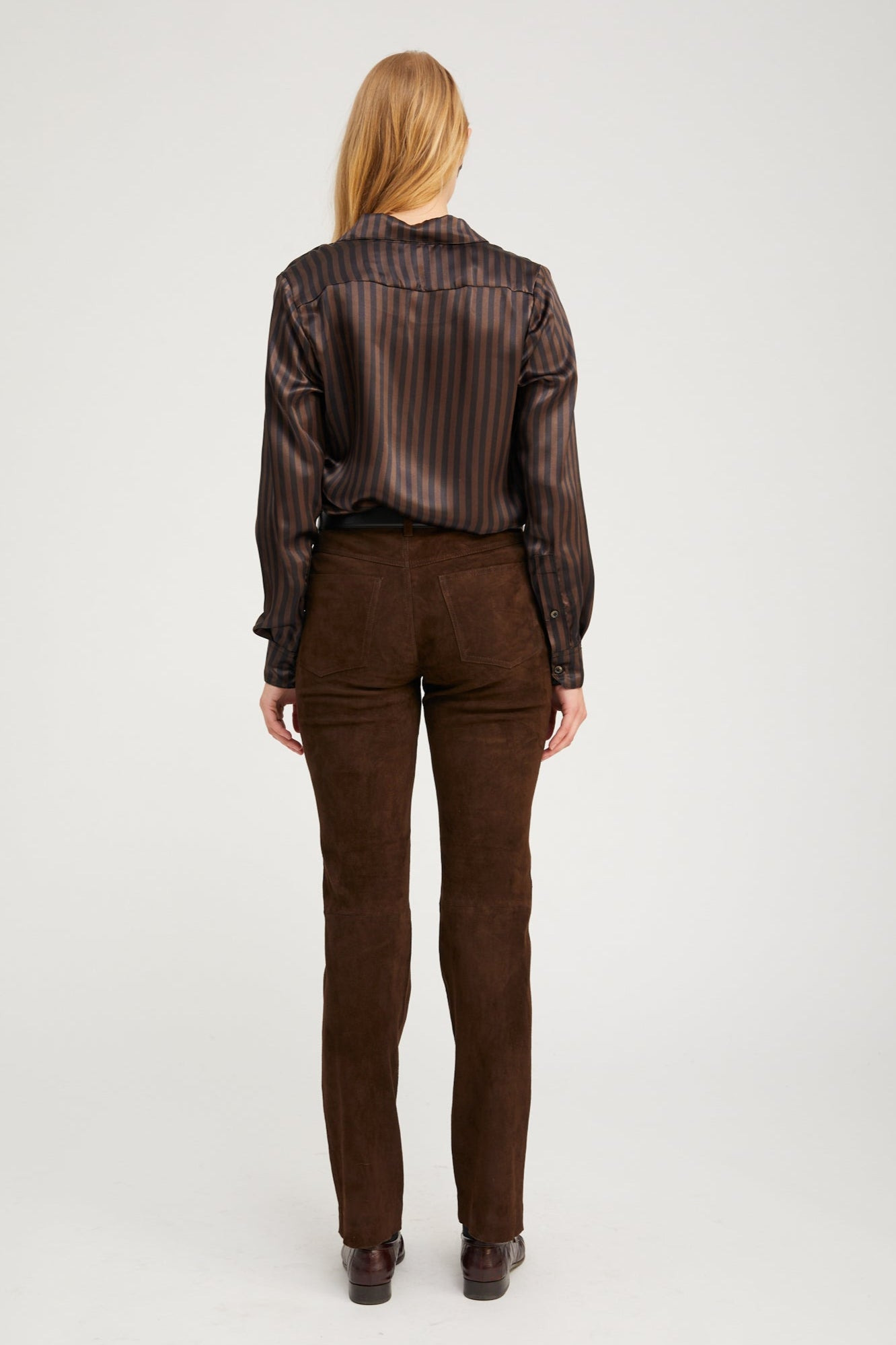 AMERICANO SUEDE 5 POCKET SLIM STRAIGHT - 4