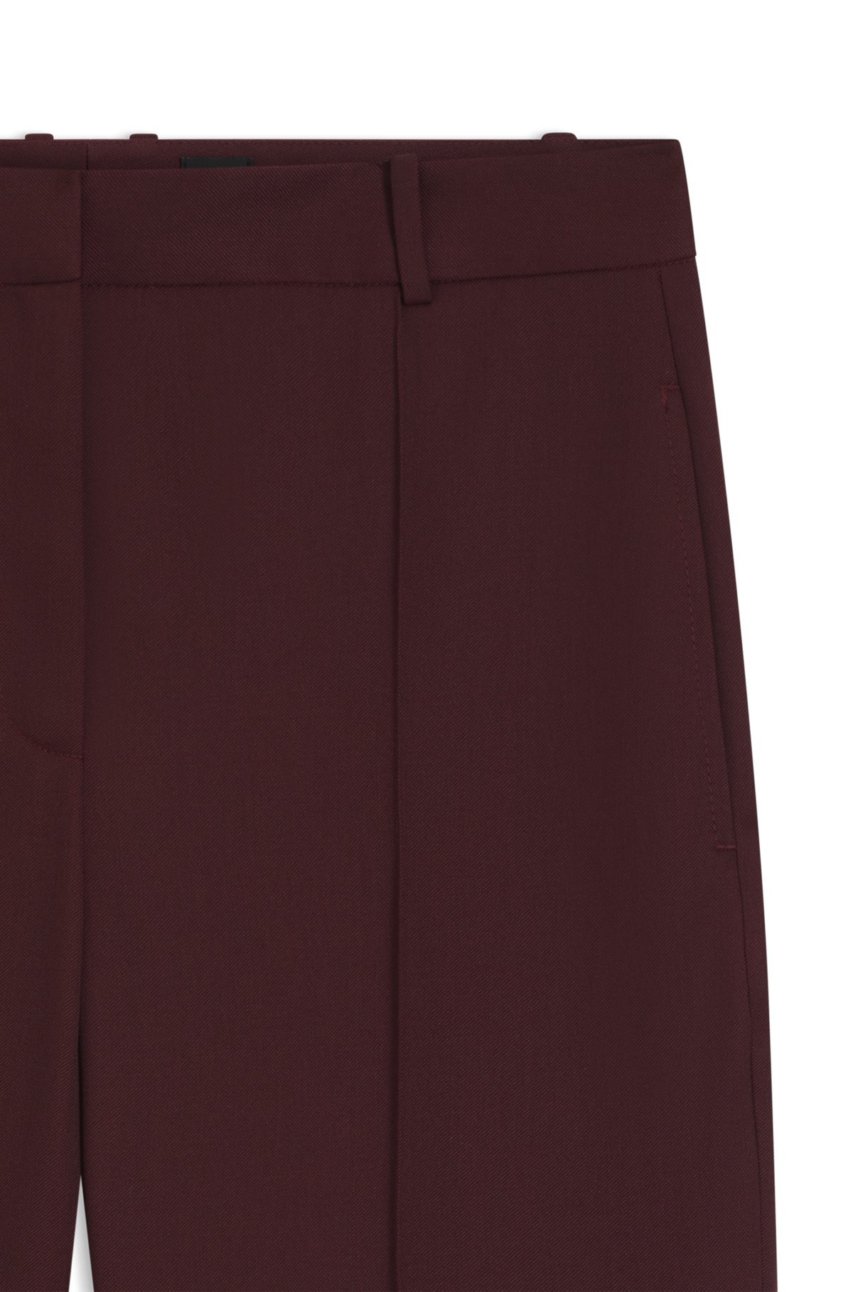 REGULAR-FIT TROUSERS IN VIRGIN-WOOL TWILL - 6
