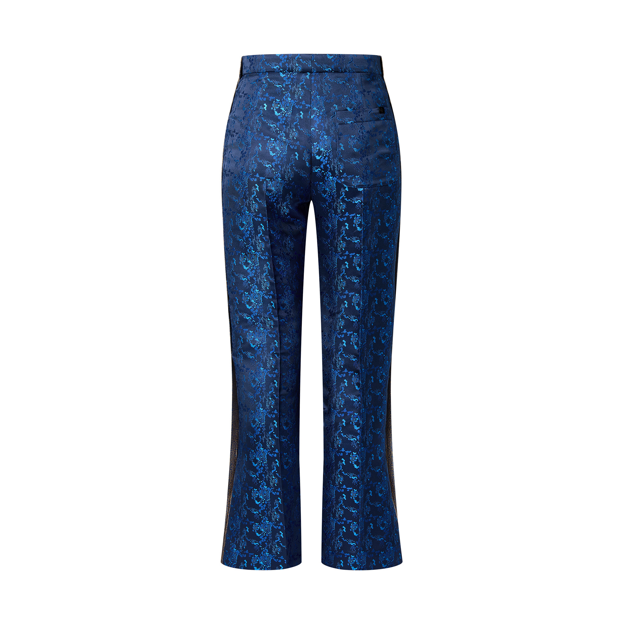 Abstract Jacquard Flared Pants - 3
