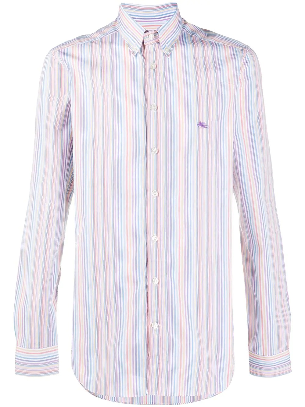 striped cotton shirt - 1