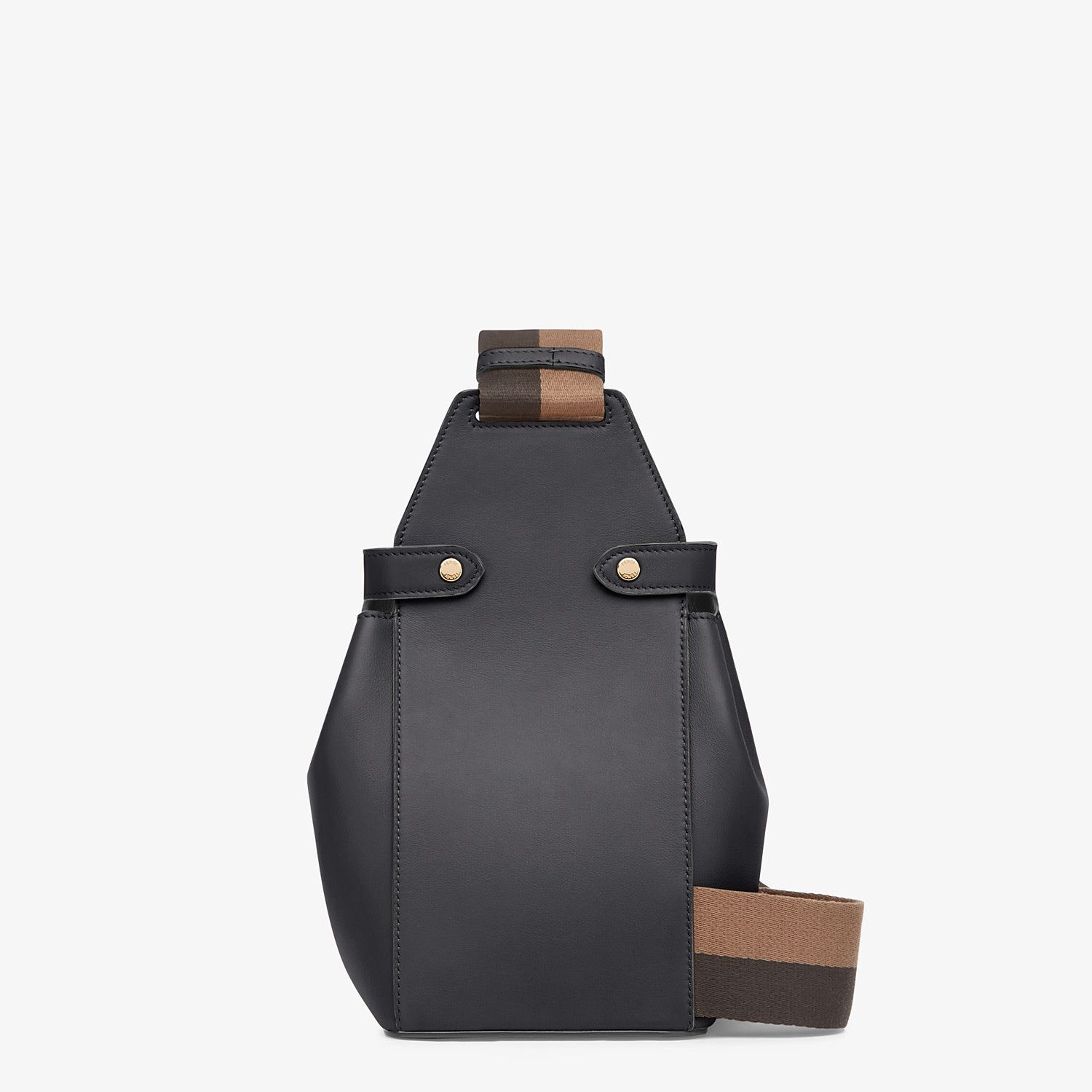 Black leather mini-bag - 4