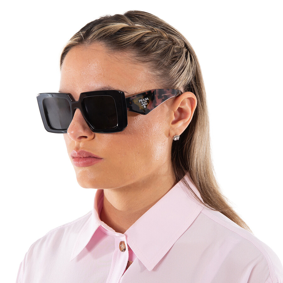 Prada Dark Gray Square Ladies Sunglasses PR 23YS 1AB5S0 51 - 2