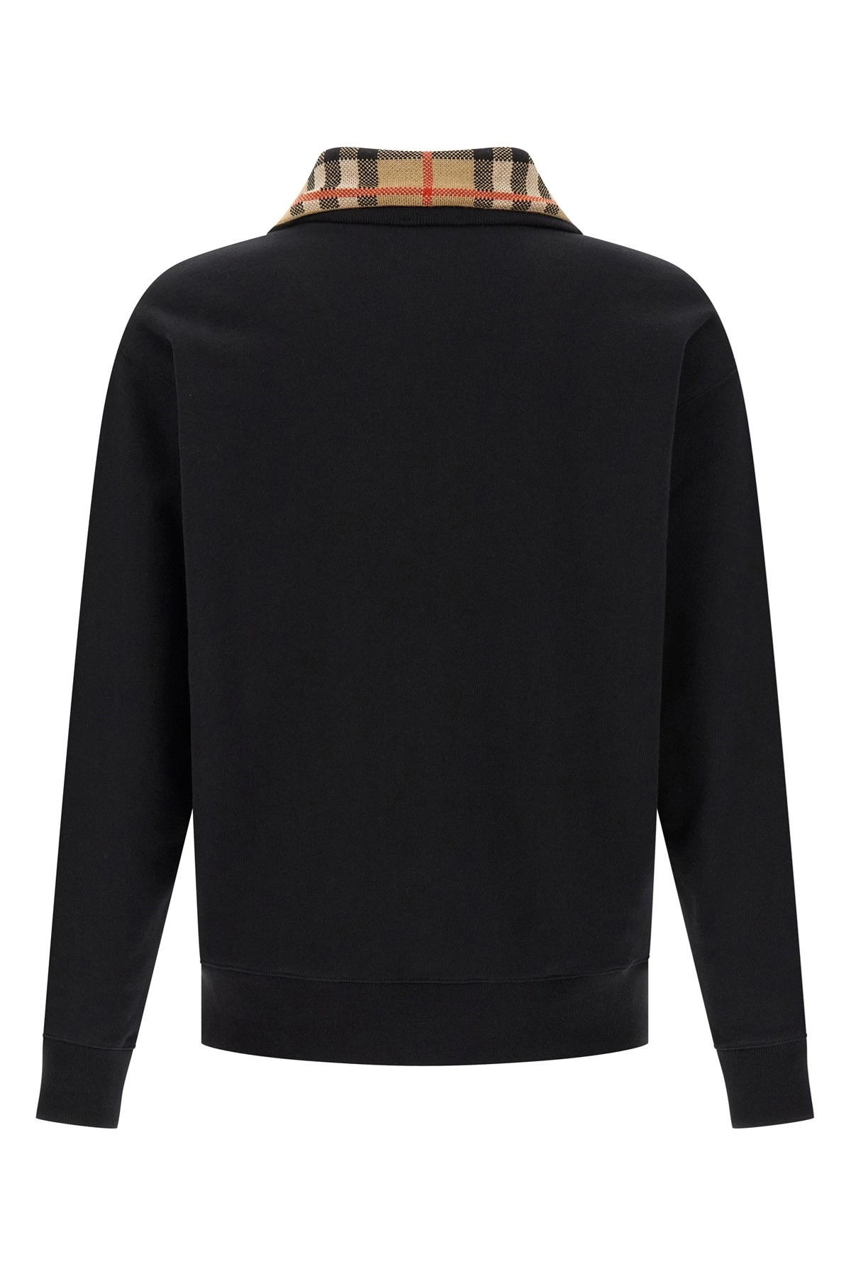 'Check' neck sweatshirt - 2