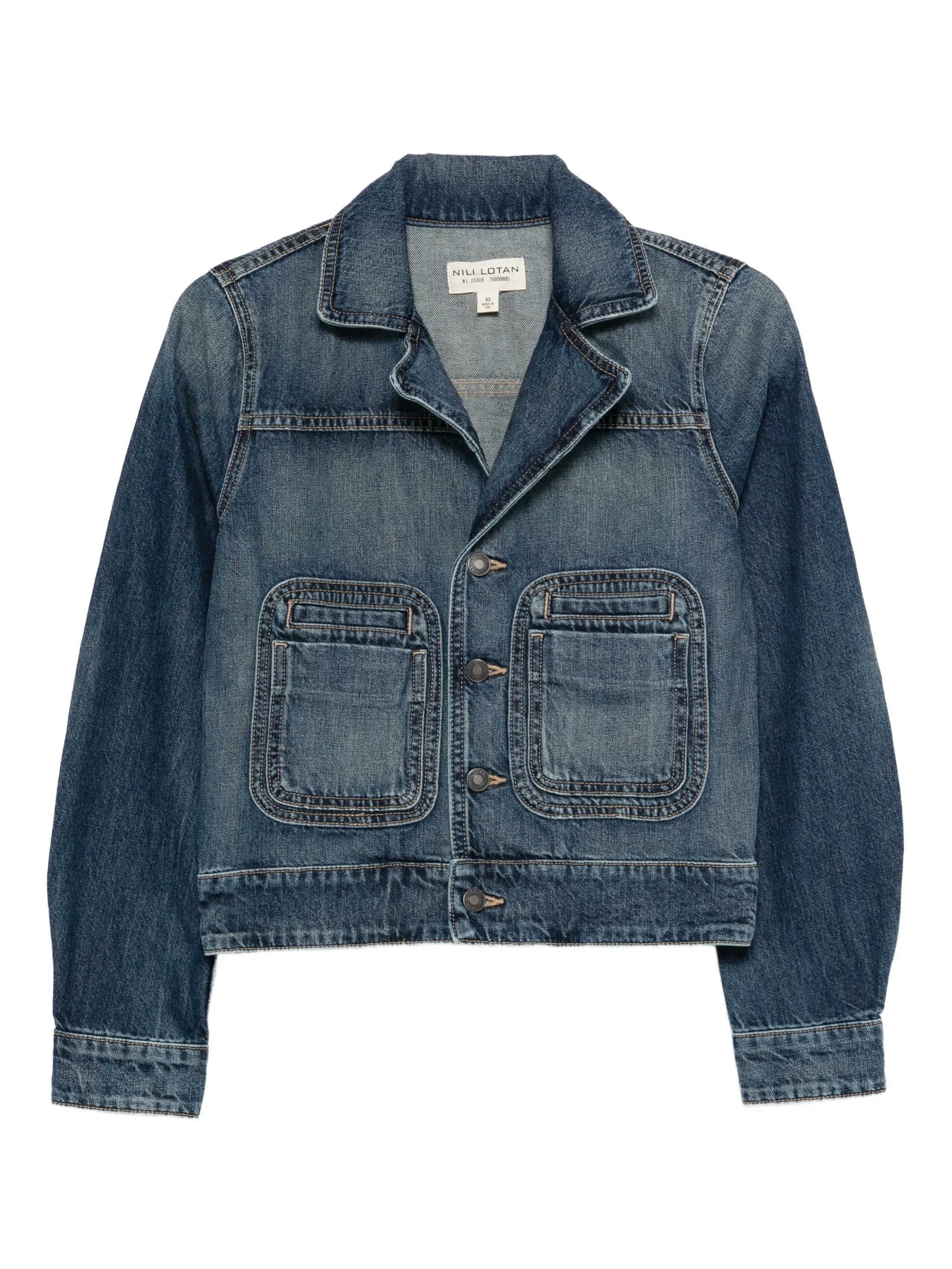 Nili Lotan Patch-pocket Denim Jacket - 1