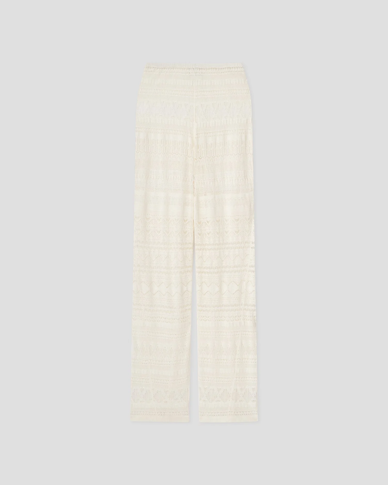 Cotton Lace Knitted Pants - 1