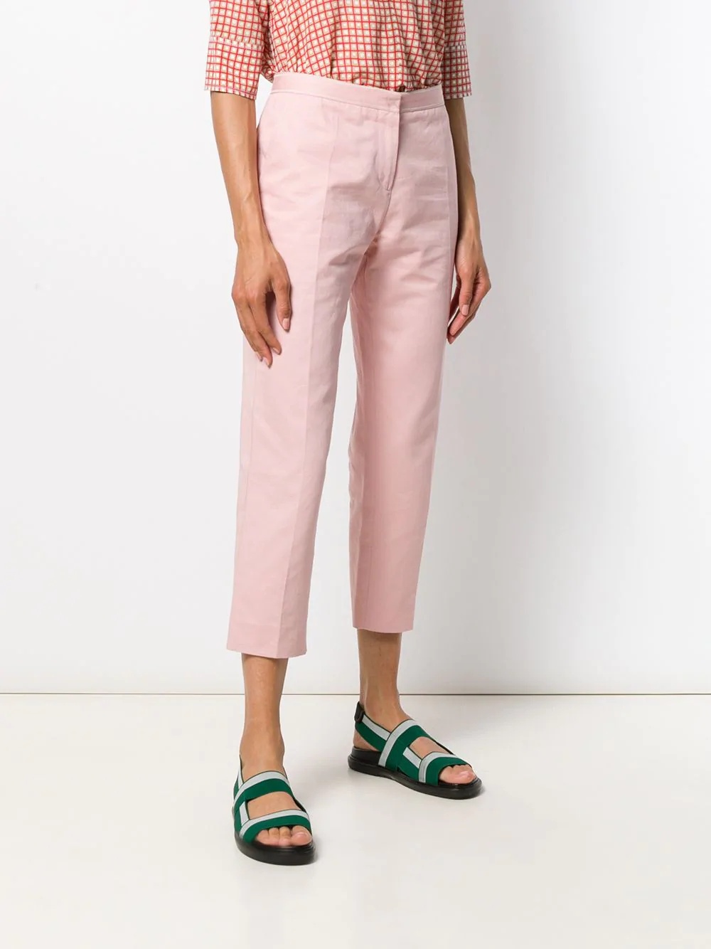 cropped pencil trousers - 3