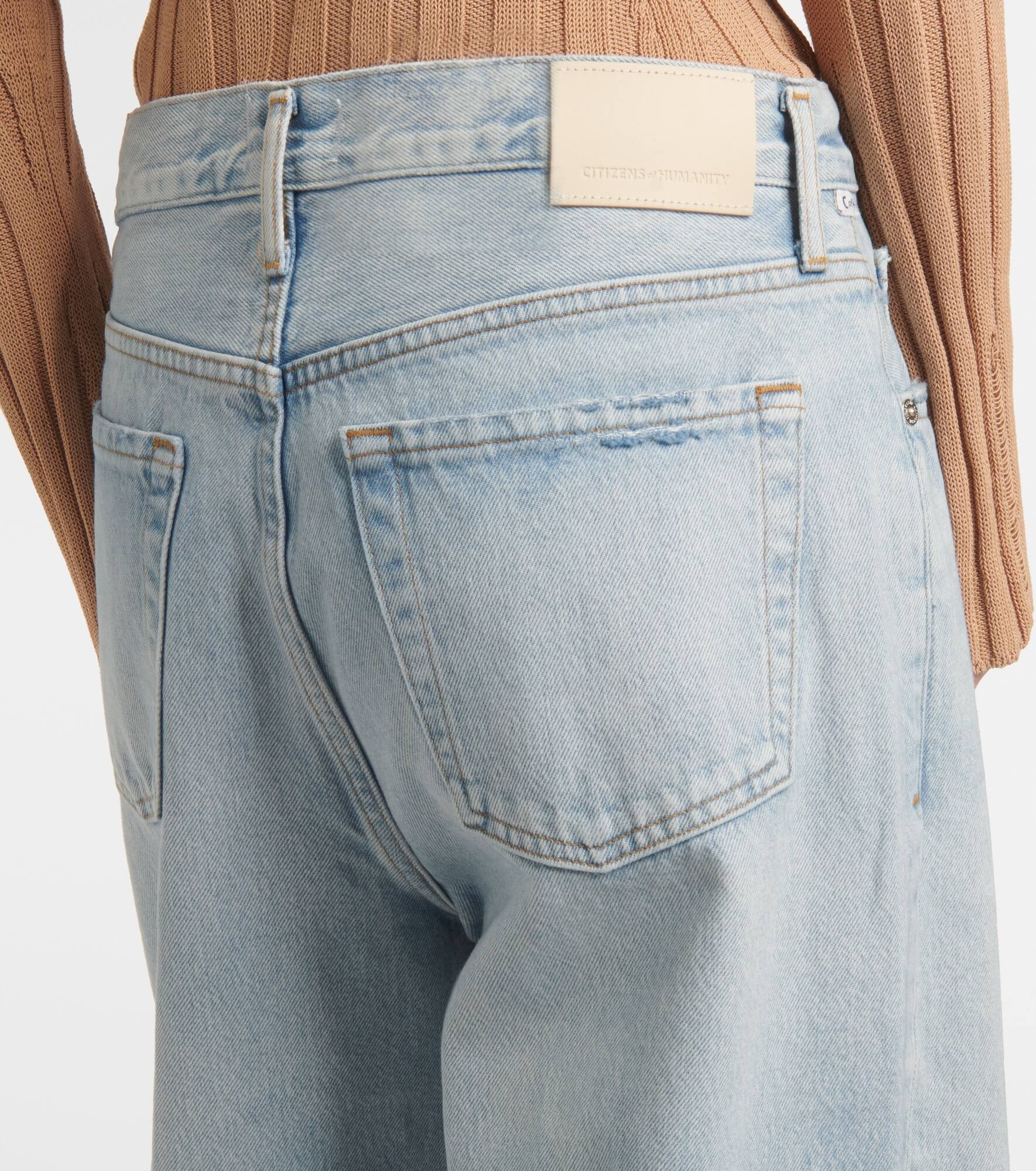 Miro high-rise wide-leg jeans - 6