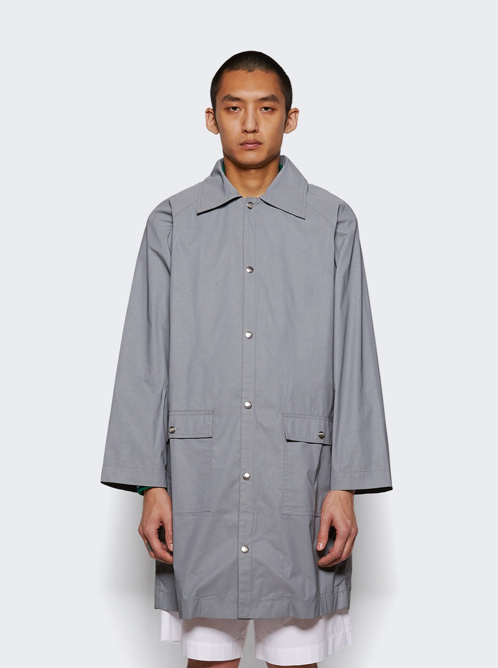 Reflective Rain Coat Grey Reflective - 2