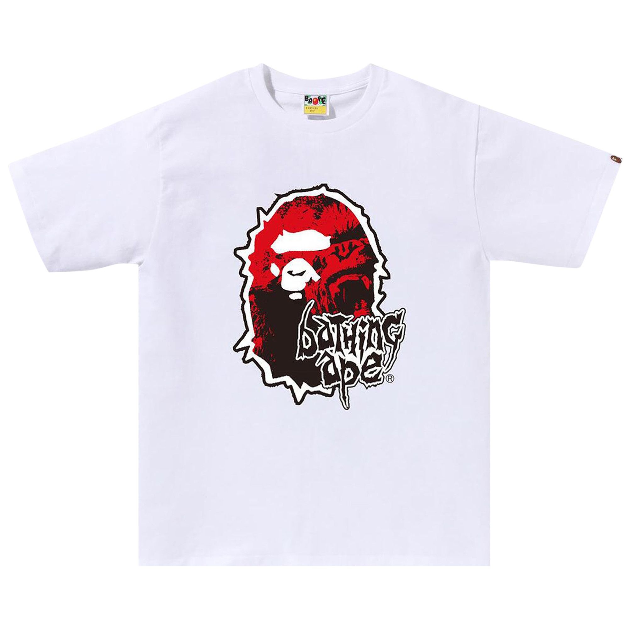 BAPE Mad Ape Head Tee 'White' - 1