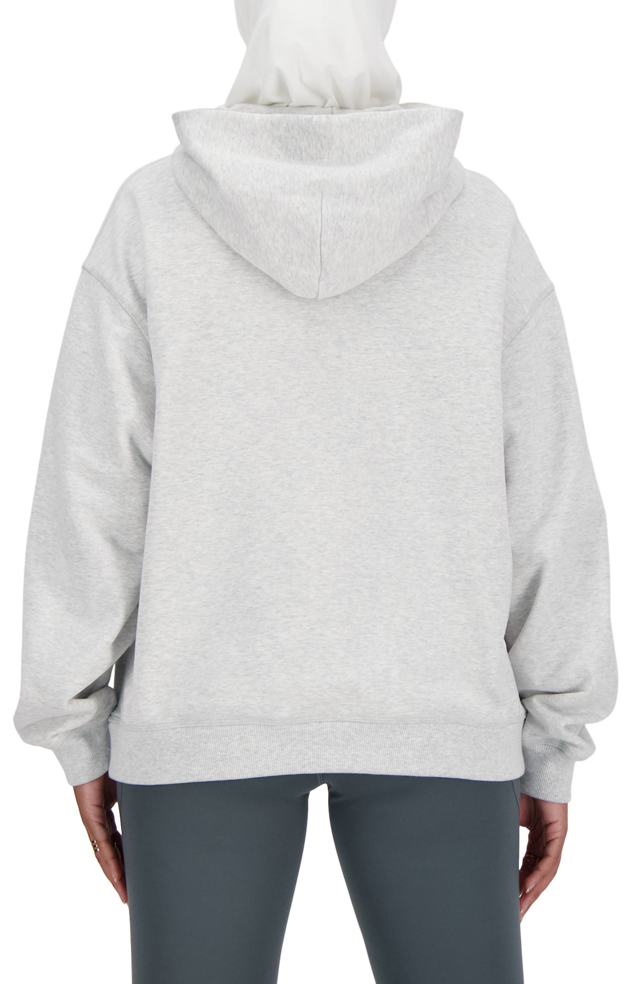 New Balance Athletics Oversize French Terry Hoodie in Ash Heather at Nordstrom - 2
