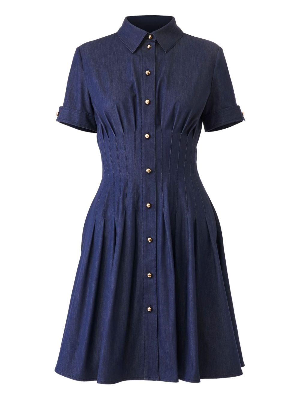 denim mini dress - 1
