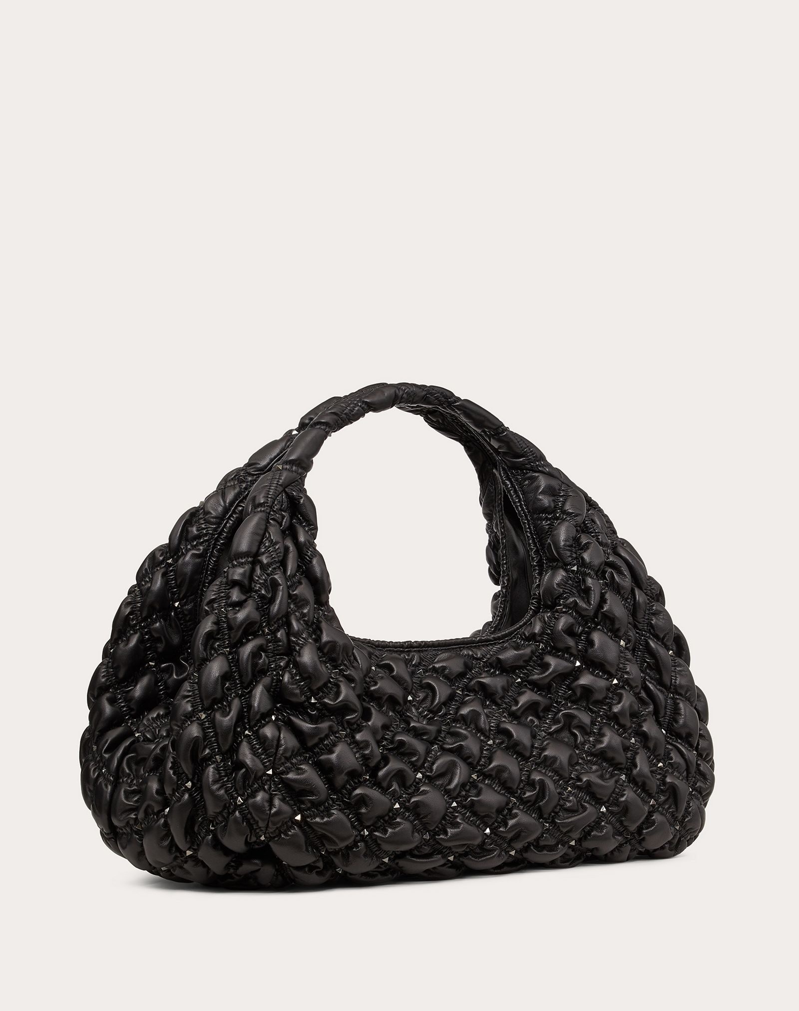 Medium Nappa SpikeMe Hobo Bag - 2