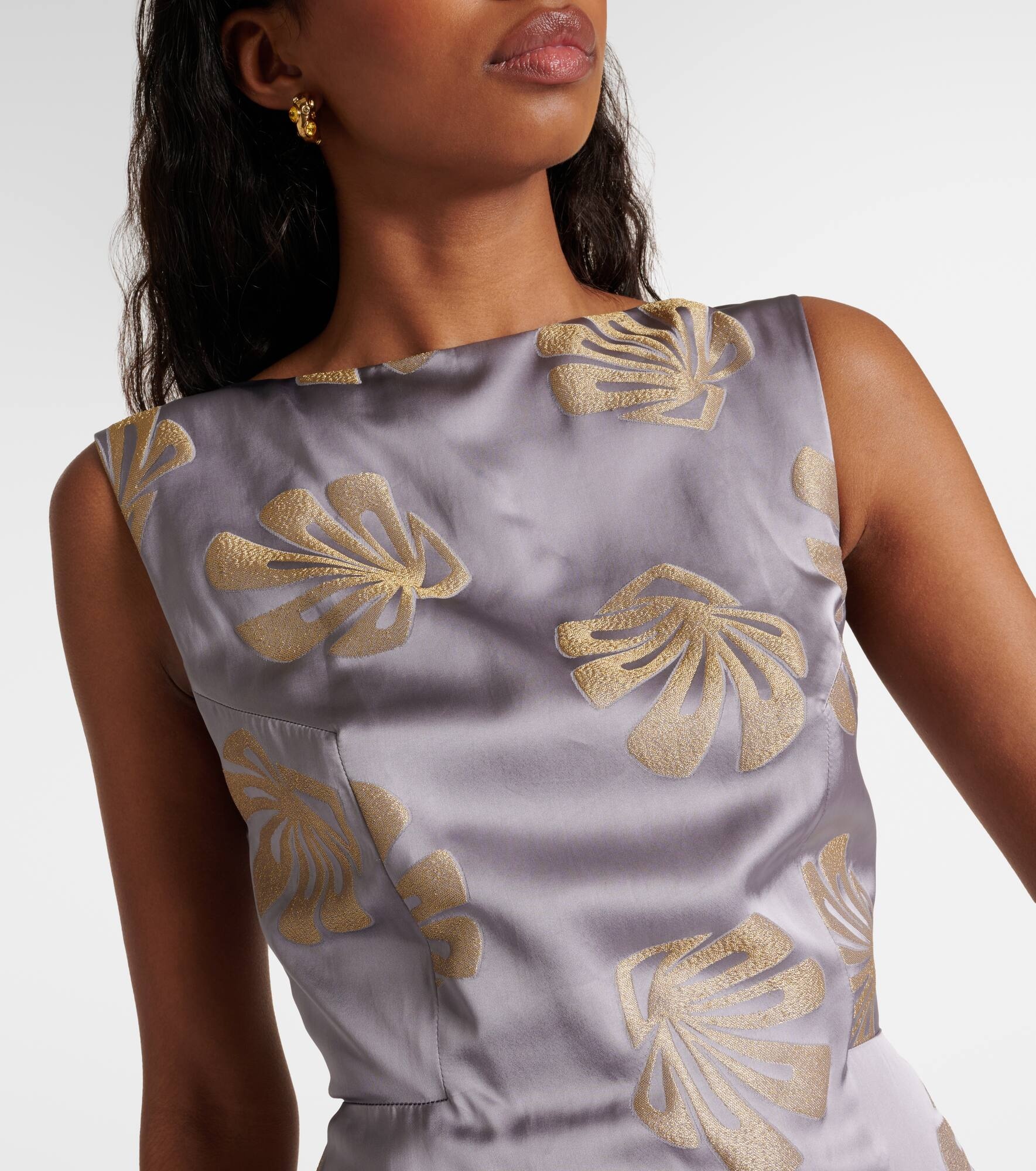 Printed gown - 4