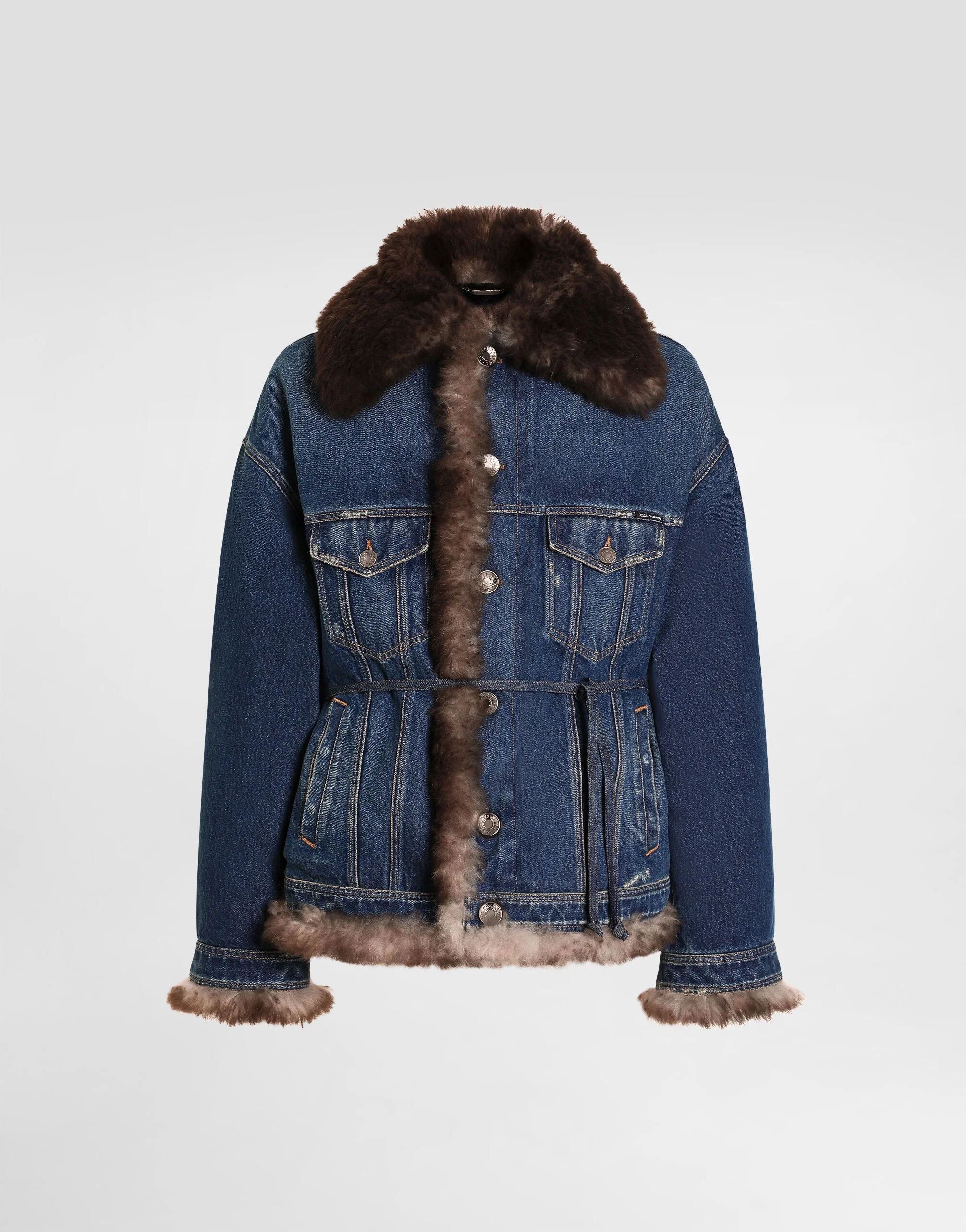 Cotton denim jacket - 1