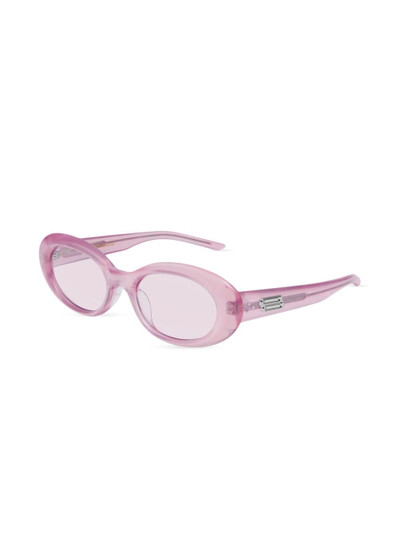 GENTLE MONSTER Molta PC9 oval-frame sunglasses outlook