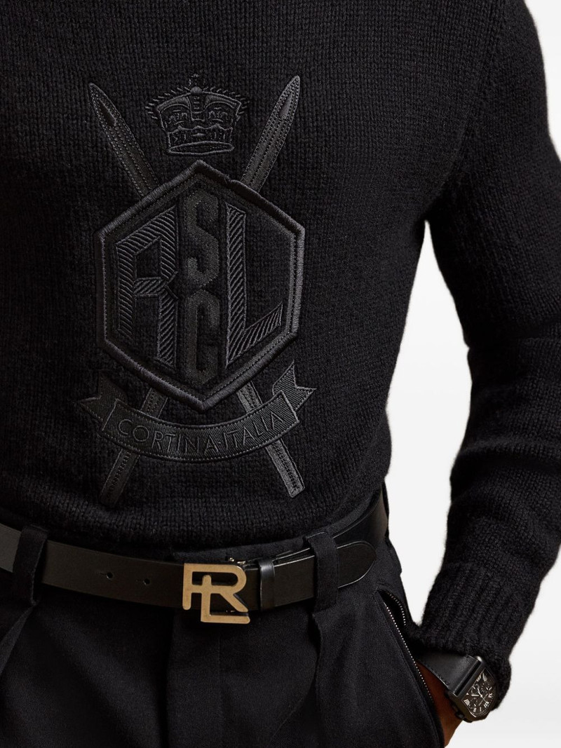 embroidered turtleneck pullover 5