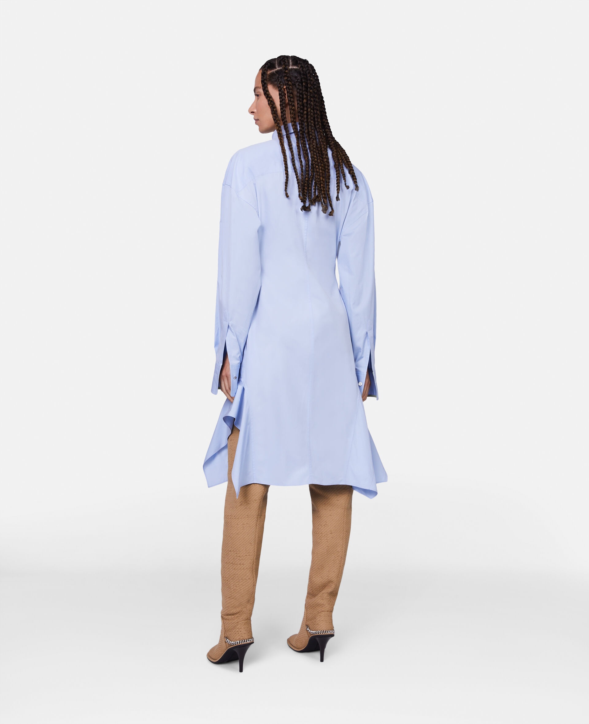 Banana Sleeve Shirt Dress - 3