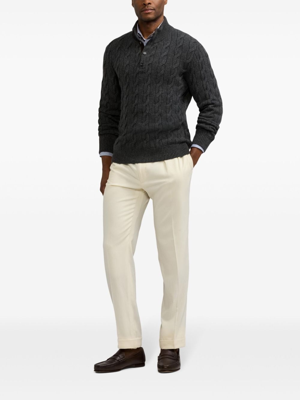cable-knit sweater - 2