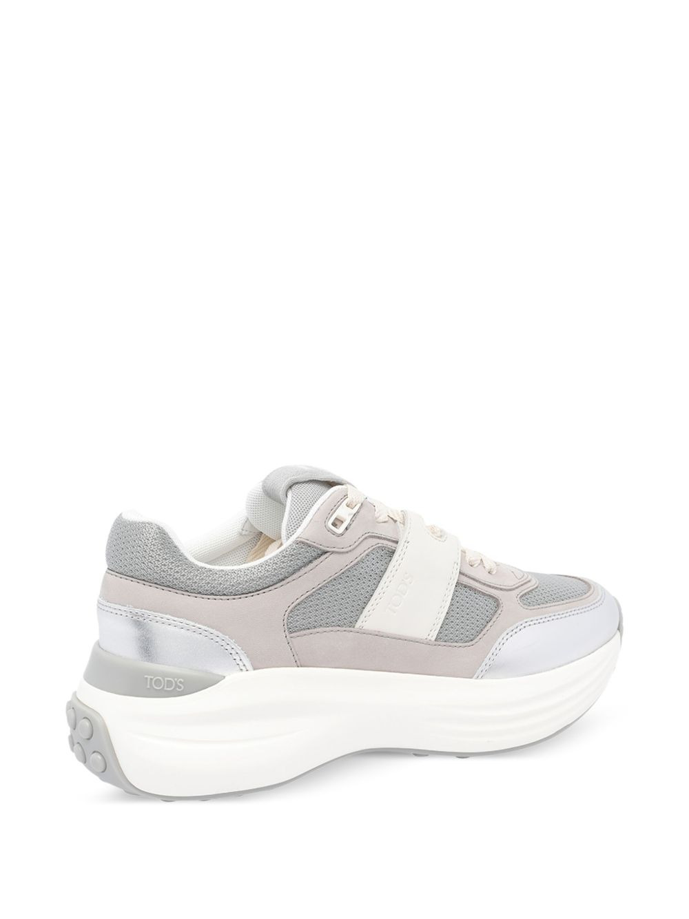 lace-up platform sneakers - 4