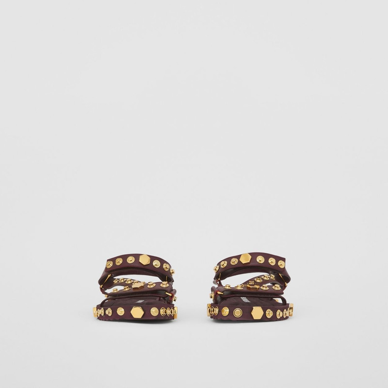 Studded Leather Sandals 4