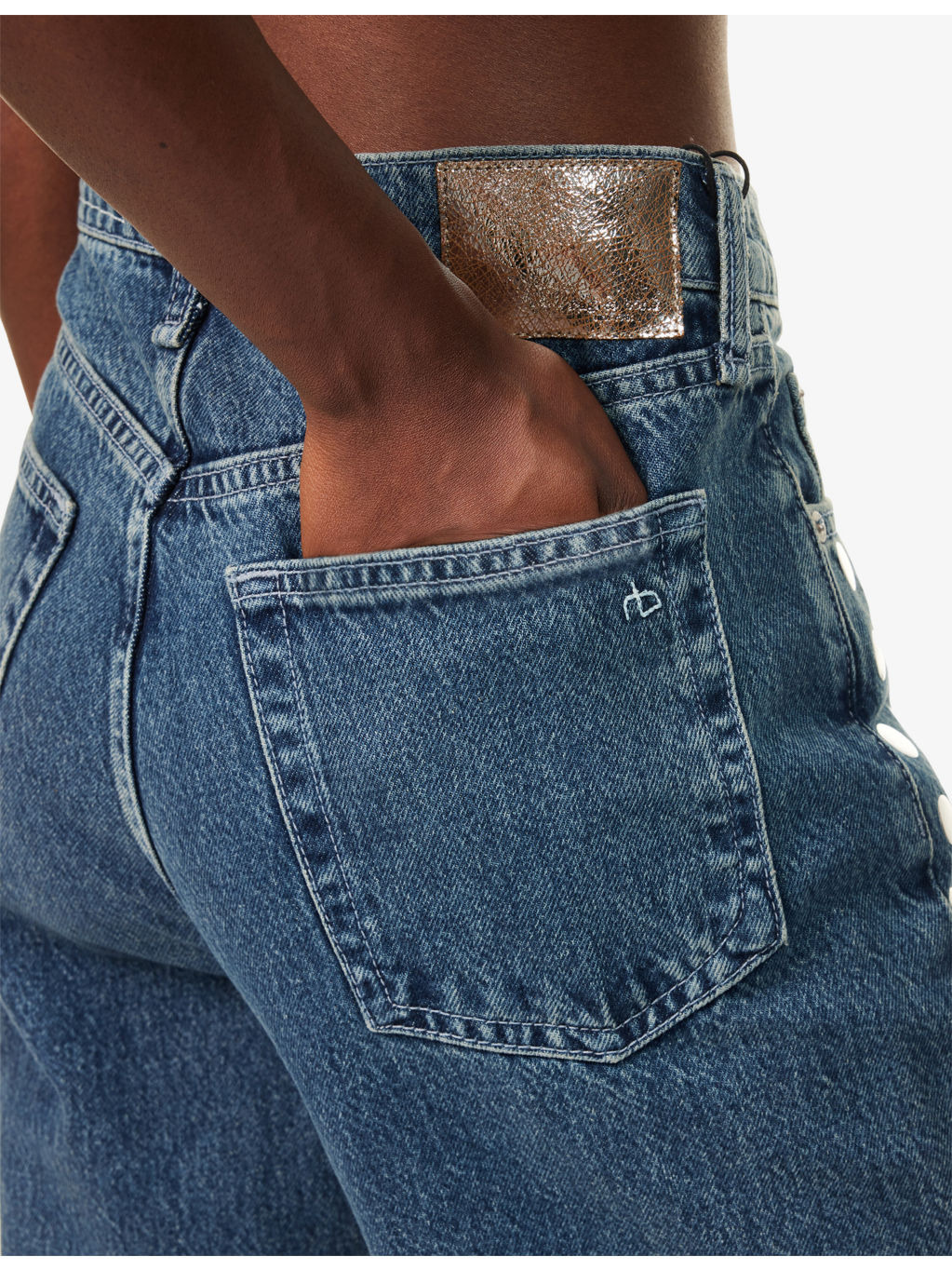 The Shea Straight-Leg Denim Jeans - 6