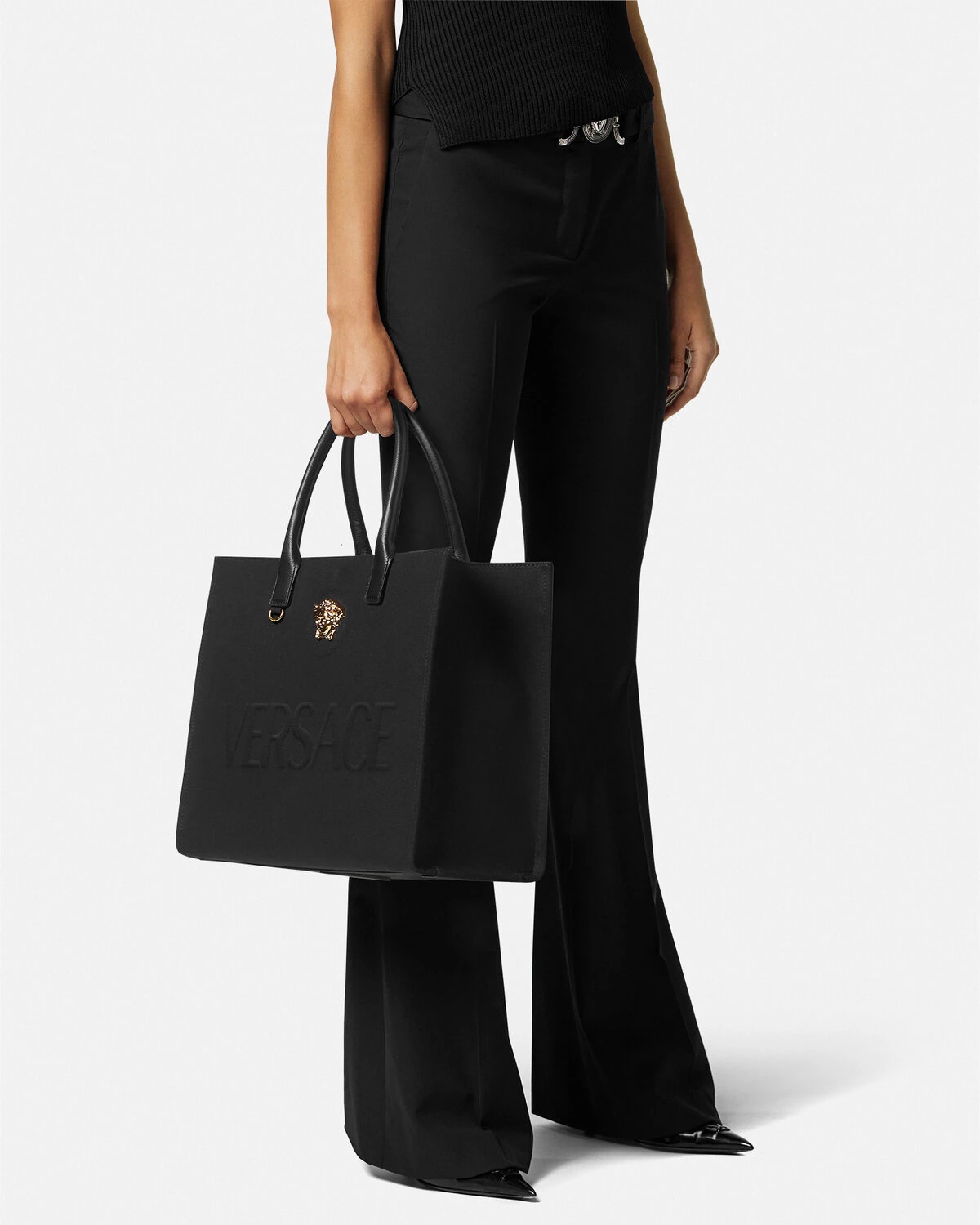 La Medusa Canvas Large Tote Bag - 6