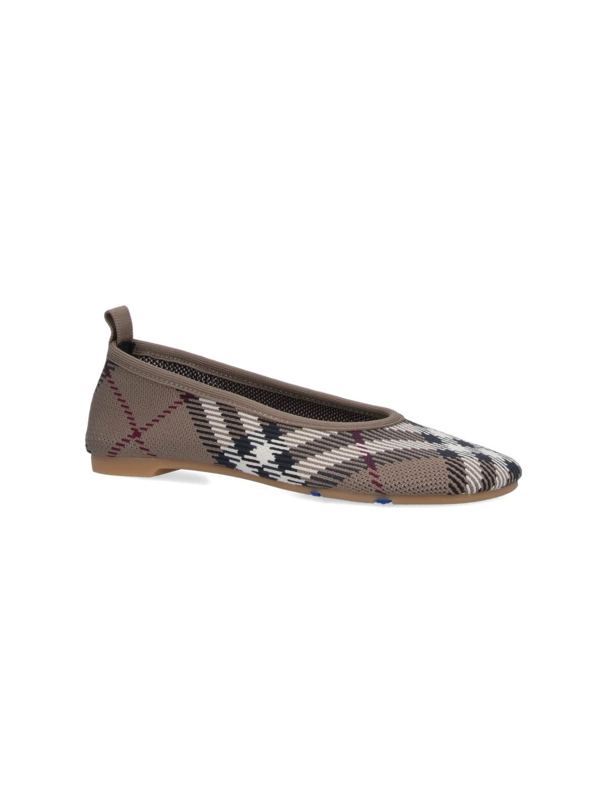 'BABY CHECK' KNIT BALLET FLATS - 2