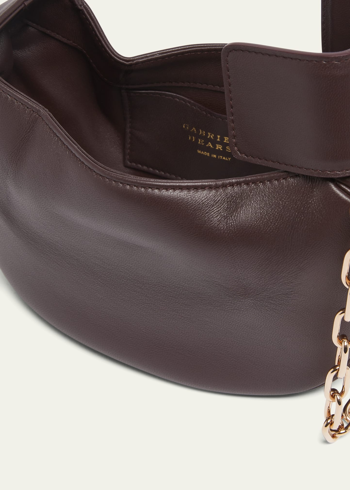 Demi Lamb Leather Clutch Bag - 4