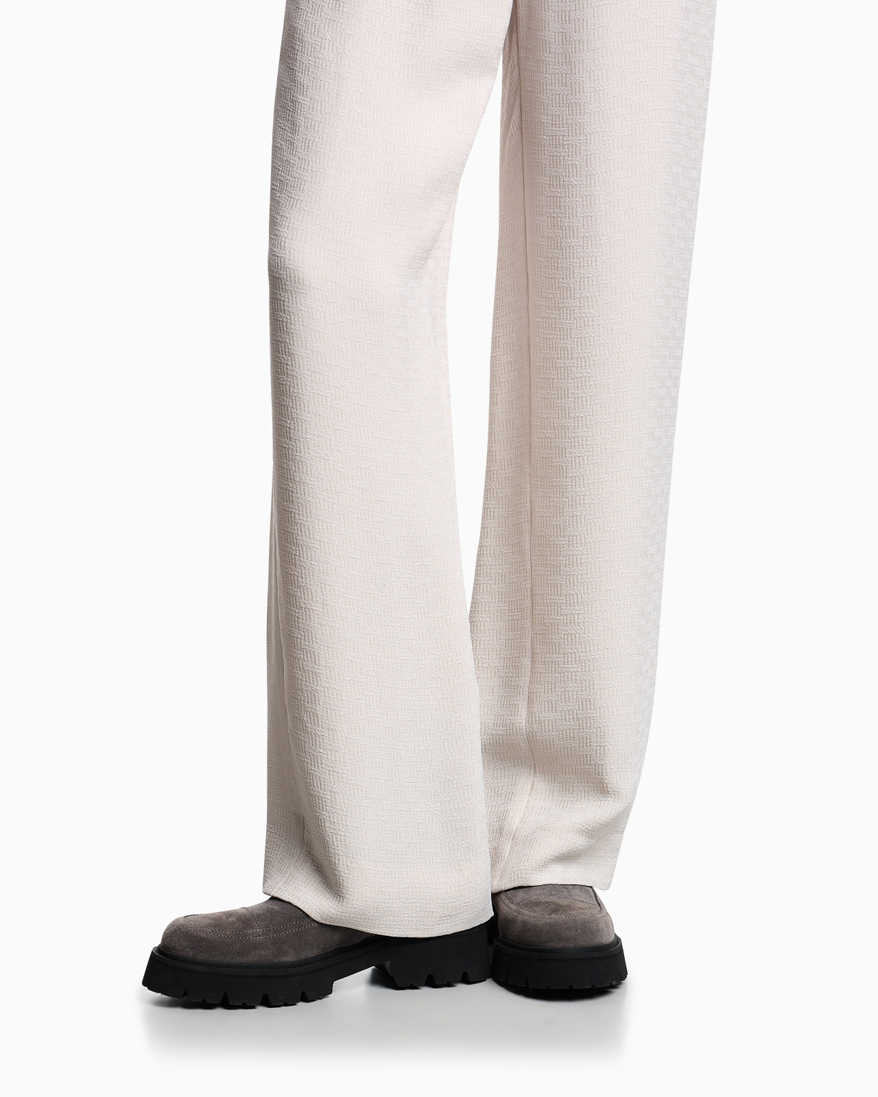 ICON TROUSERS IN FLUID ARMURE FABRIC - 5