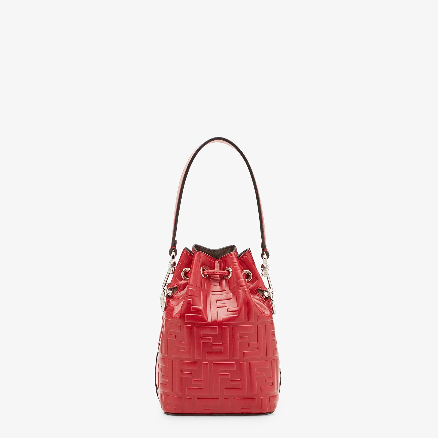 Red leather mini bag - 4