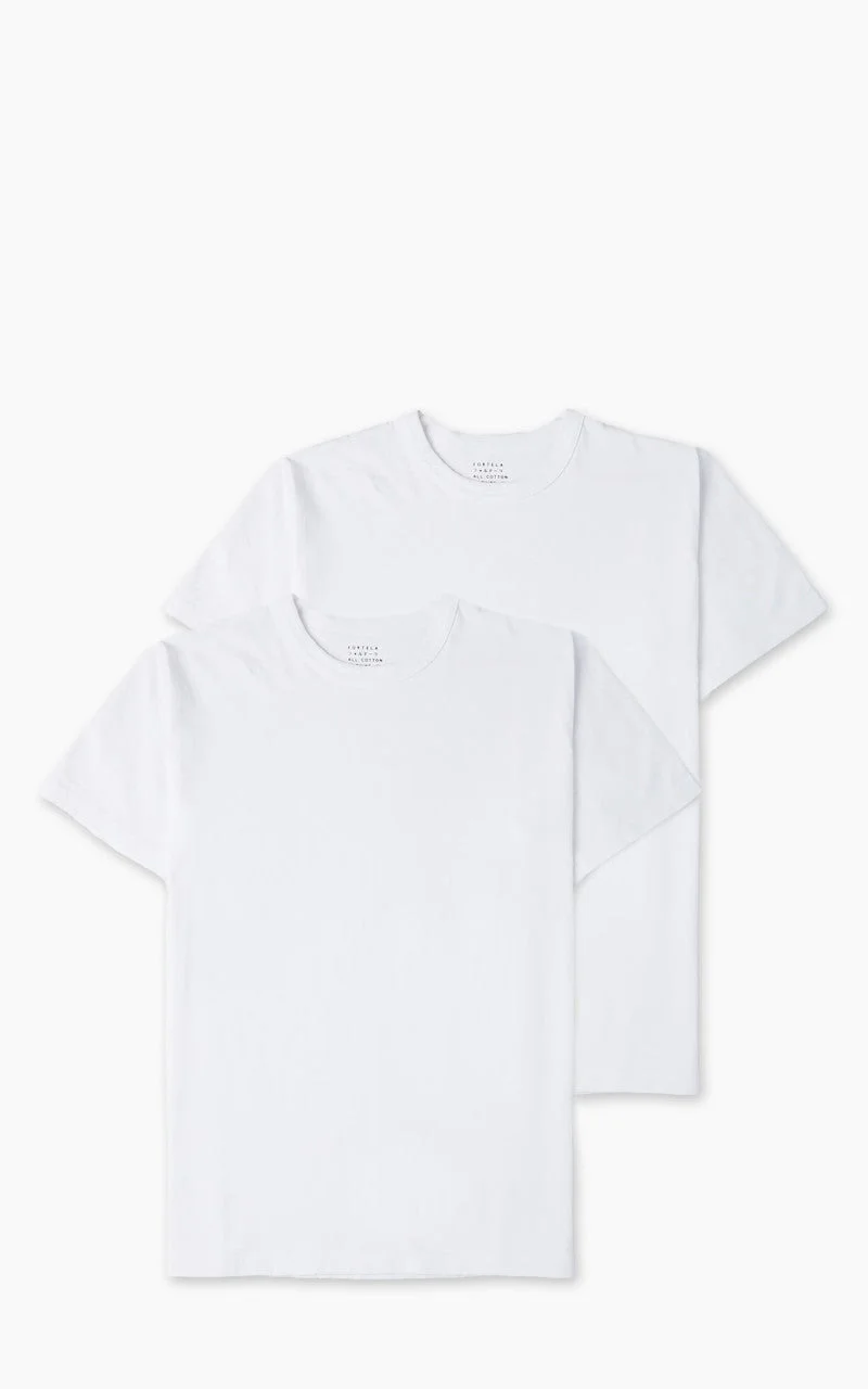 FORTELA MADE IN JAPAN 2-PACK TEE WHITE - 1